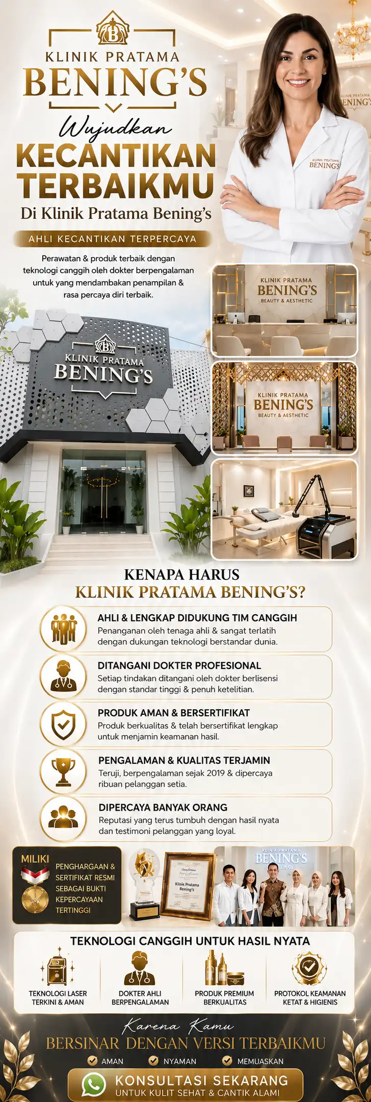 Bisnis Franchise Klinik Pratama Bening's